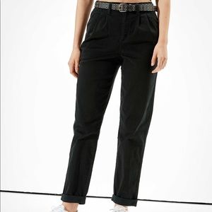 American Eagle Tapered Mom Pants Elastic Waist